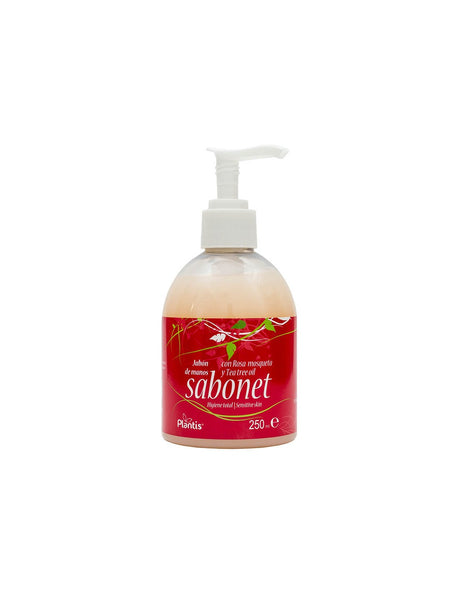 Liquid hand soap with rose and tea tree oil - Sabonet Plantis®, 250 ml - Nutra Best Europe