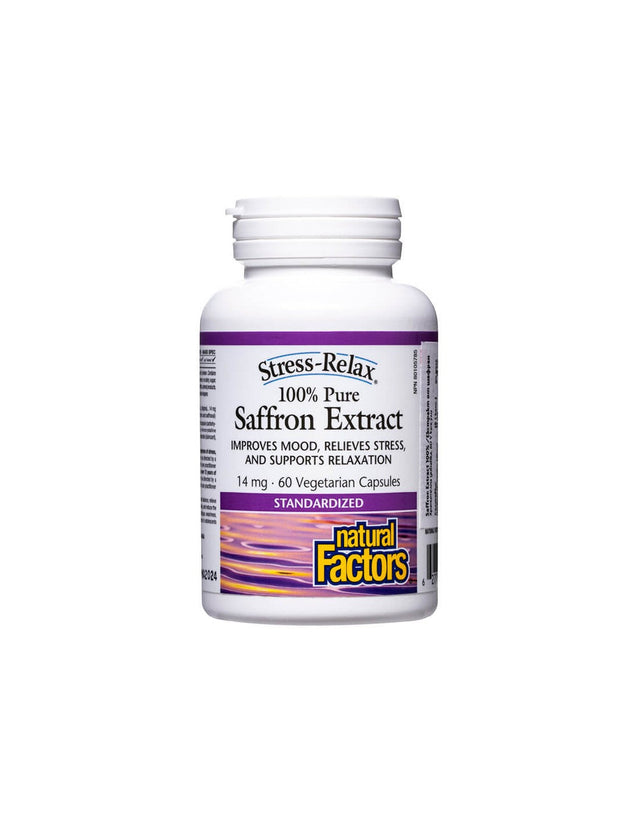 Saffron Extract 100% Saffron Extract 60 V capsules Natural Factors - Nutra Best Europe