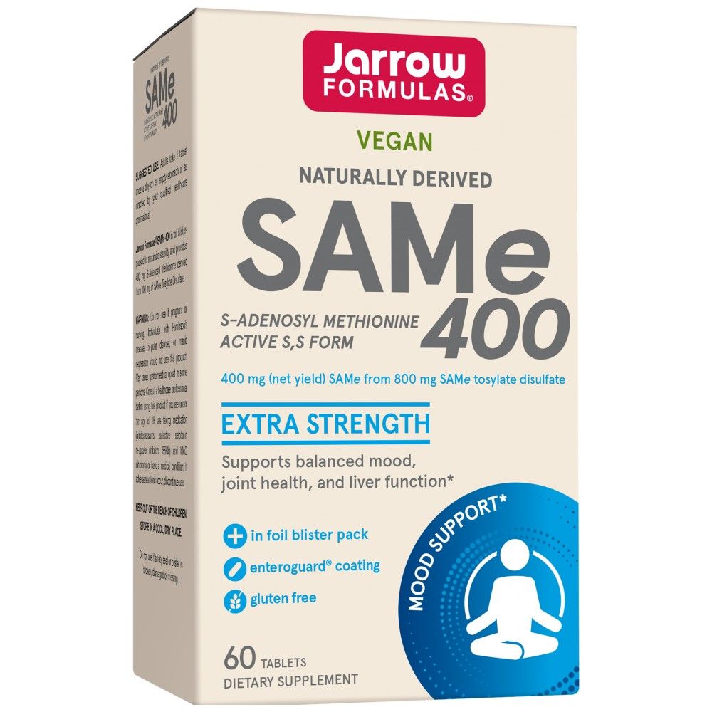 SAM-e 400 mg - 60 Tablets - Nutra Best Europe