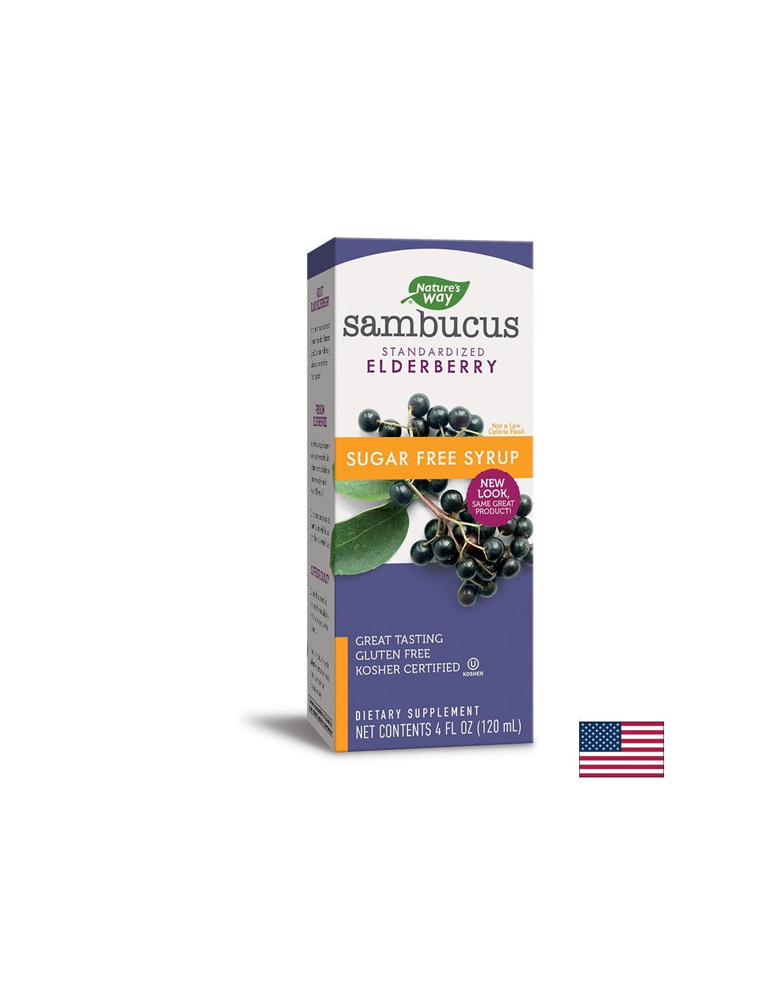 Sambucus Sugar Free Syrup 120 ml - 120 ml - Nutra Best Europe