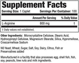 Arginine Supreme - 100 Tablets - Nutra Best Europe