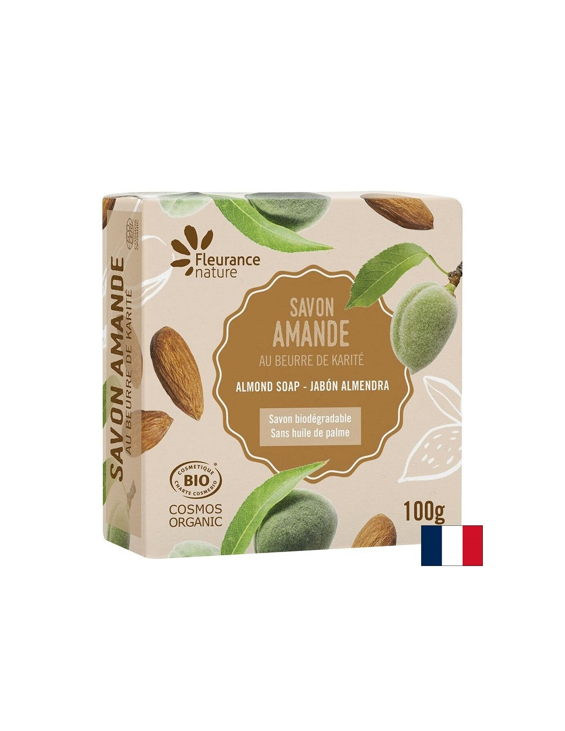 Almond soap, 100 g Fleurance Nature - Nutra Best Europe