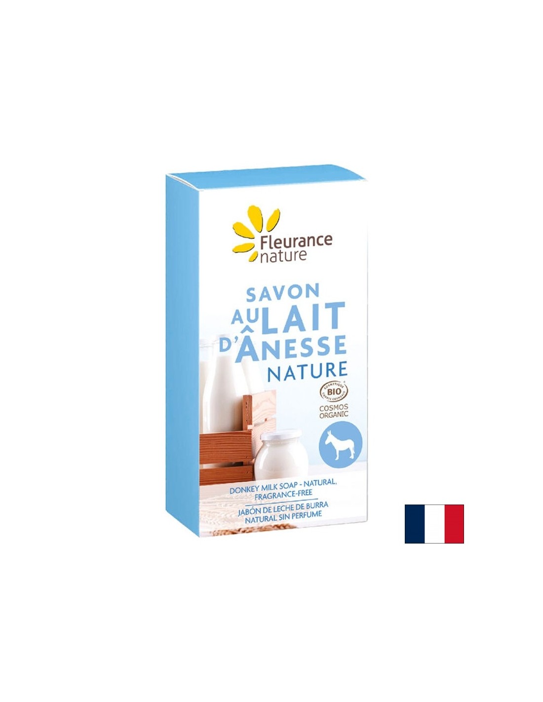 Donkey milk soap, 100 g Fleurance Nature - Nutra Best Europe