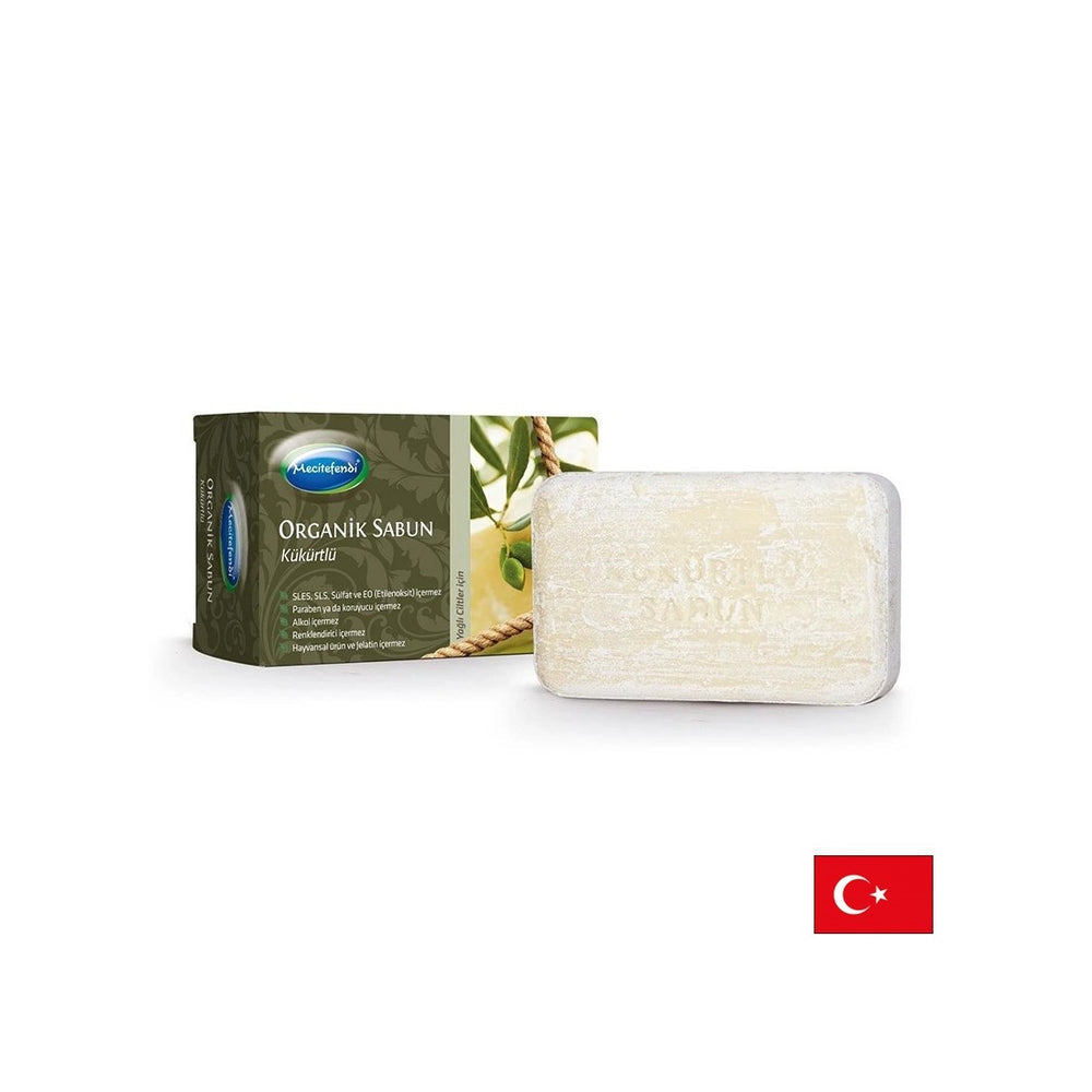 Olive Oil and Sulfur Soap - For oily, acne-prone skin, 125 g - Nutra Best Europe