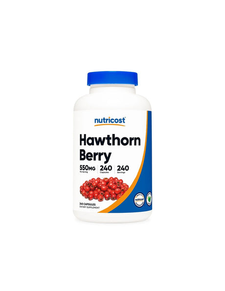 Heart and nervous system - Hawthorn (fruit) 550 mg, 240 capsules - Nutra Best Europe