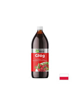 Hawthorn juice with camu camu and natural vitamin C - Heart and nervous system, 1 liter, 20 or 40 doses - Nutra Best Europe