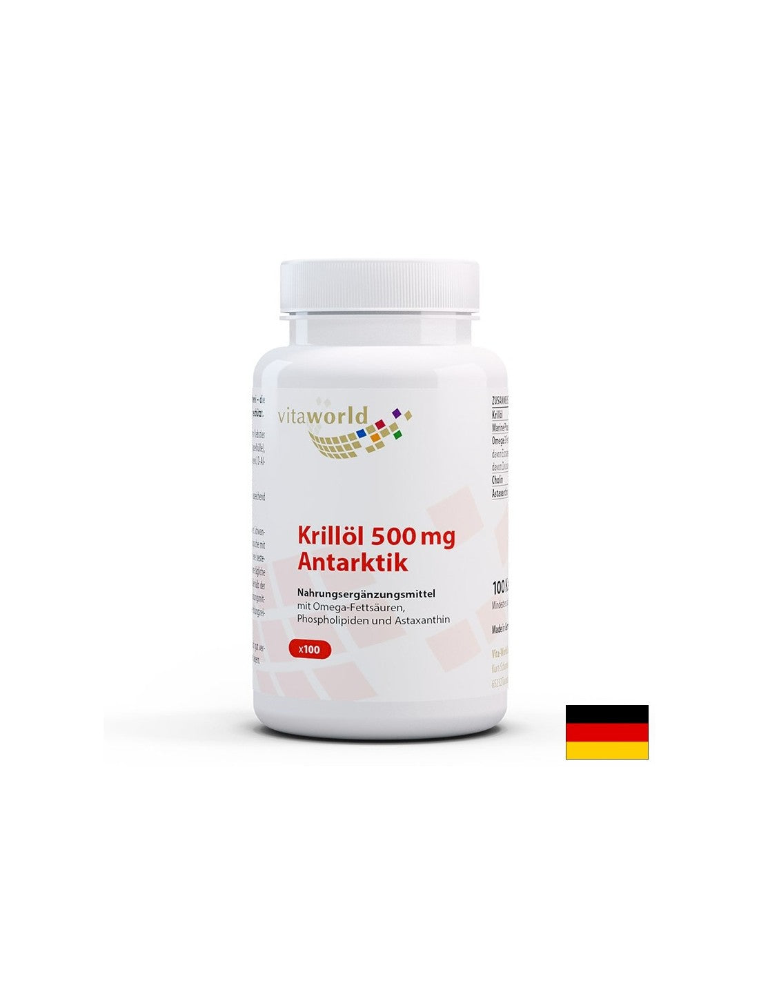 Cardiovascular System - Antarctic Krill, 500 mg x 100 capsules - Nutra Best Europe