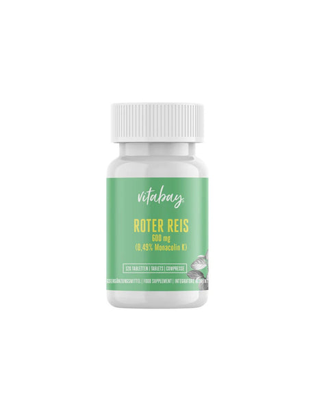 Cardiovascular System - Red Rice with Monacolin K, 120 V Capsules - Nutra Best Europe