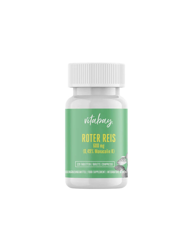 Cardiovascular System - Red Rice with Monacolin K, 120 V Capsules - Nutra Best Europe