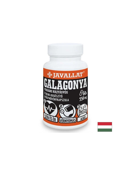 Cardiovascular system - Hawthorn (leaf and flower), 550 mg x 60 capsules - Nutra Best Europe