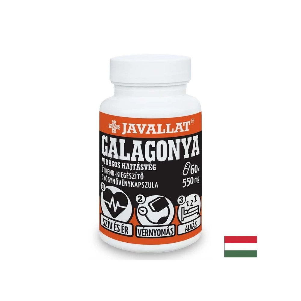 Cardiovascular system - Hawthorn (leaf and flower), 550 mg x 60 capsules - Nutra Best Europe