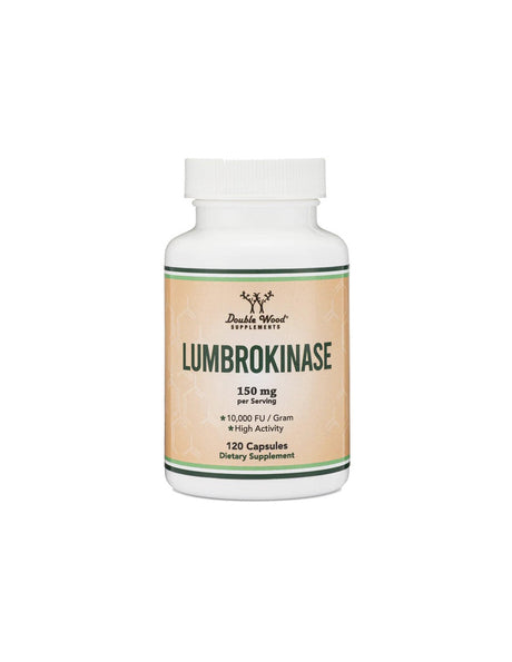 Cardiovascular system, Lumbrokinase (Lumbrokinase), 150 mg/120 capsules Double Wood - Nutra Best Europe