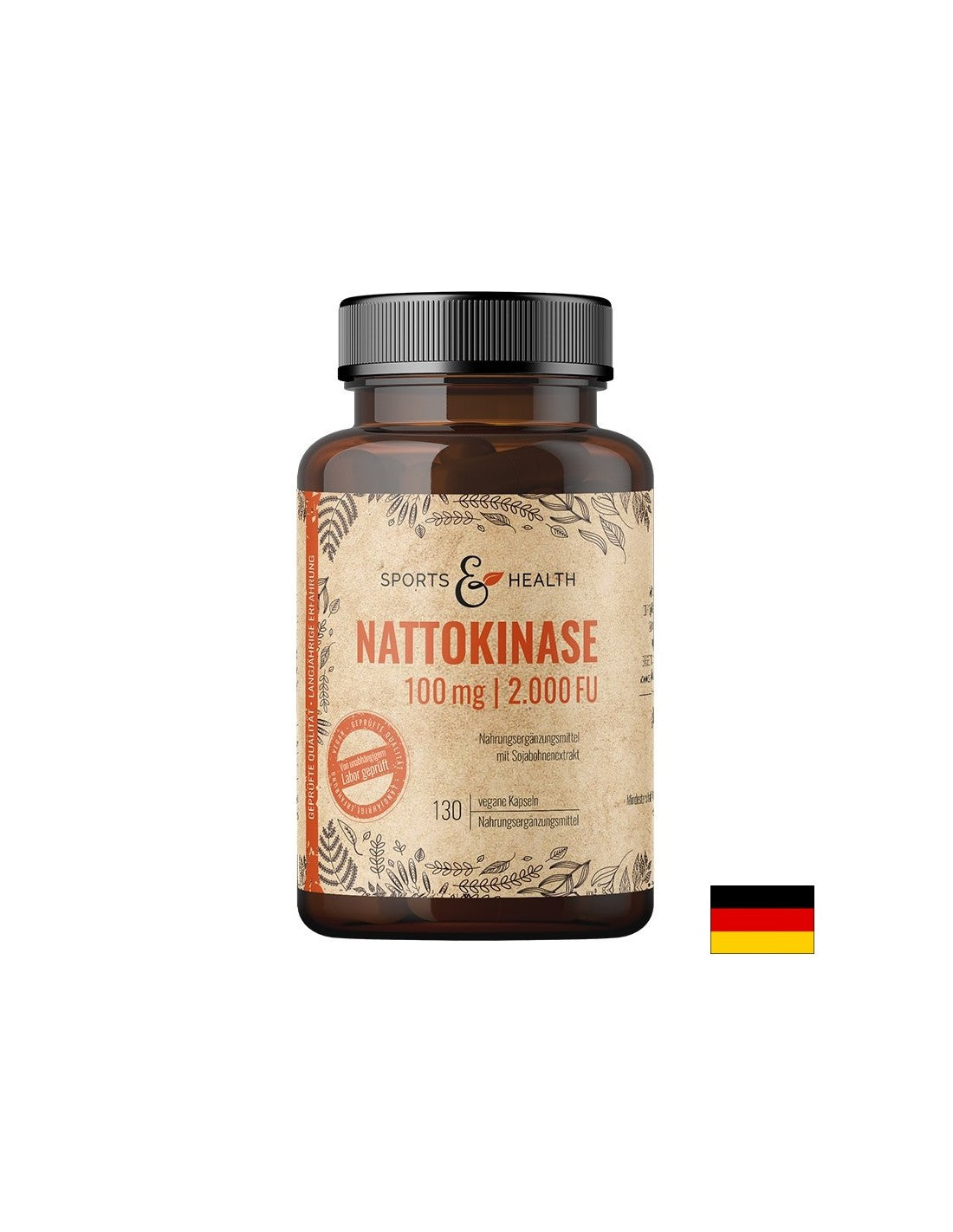 Cardiovascular system - Nattokinase 100 mg/ 2000 FU, 130 capsules Sports & Health Solutions - Nutra Best Europe