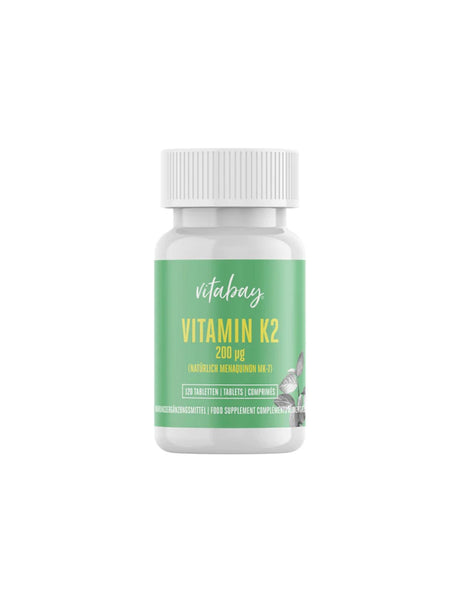Cardiovascular system - Vitamin K2 200 µg, 120 tablets - Nutra Best Europe