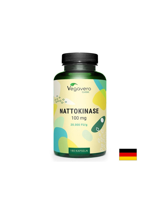 Cardiovascular Health - Nattokinase, 100 mg x 180 capsules - Nutra Best Europe