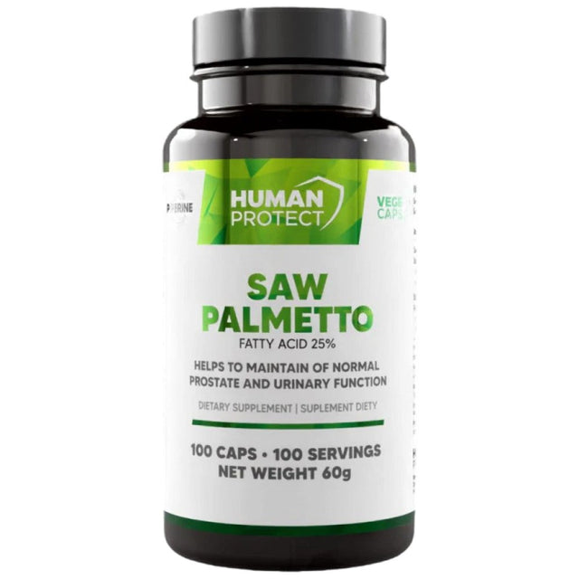 Saw Palmetto 500mg | with 25% Saponins - 100 capsules - Nutra Best Europe