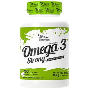 Omega 3 Strong - 90 Gel Capsules - Nutra Best Europe