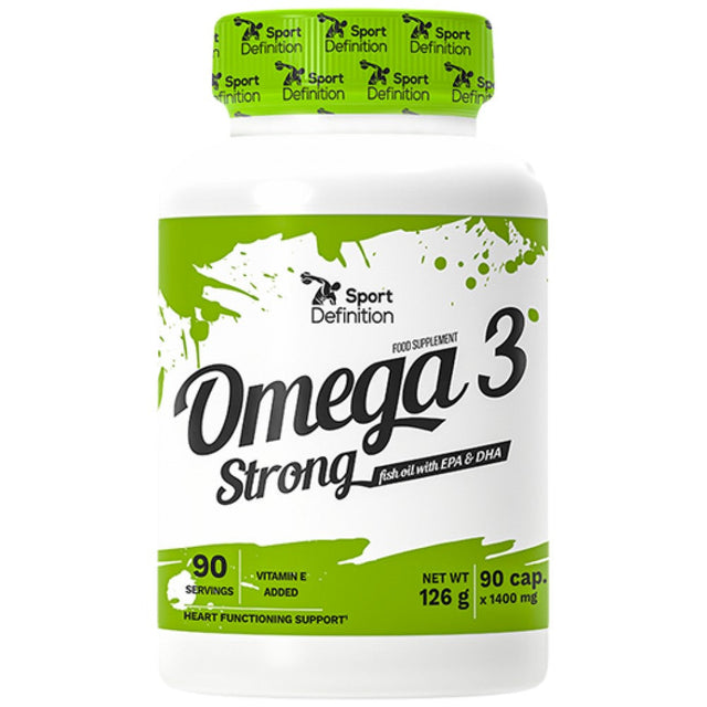 Omega 3 Strong - 90 Gel Capsules - Nutra Best Europe