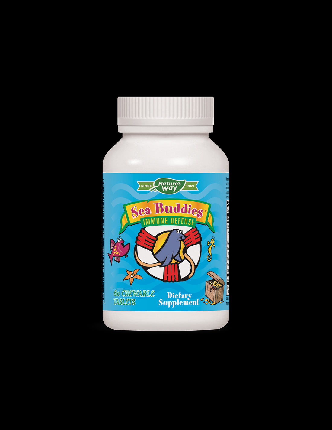 Strong children's immunity - Immune protection Sea Buddies, 60 chewable tablets Nature's Way - Nutra Best Europe