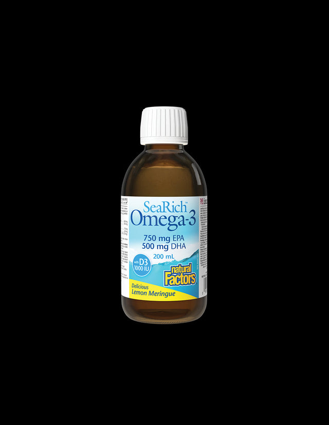 SeaRich Omega-3 4500mg | With Vitamin D3 1000 IU - 200 ml - Nutra Best Europe