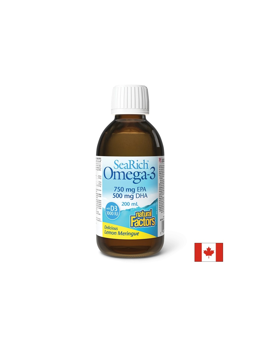 SeaRich Omega-3 4500mg | With Vitamin D3 1000 IU - 200 ml - Nutra Best Europe