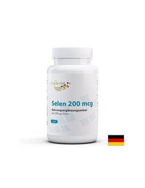 Thyroid - Selenium (sodium selenite), 200 µg x 100 capsules - Nutra Best Europe