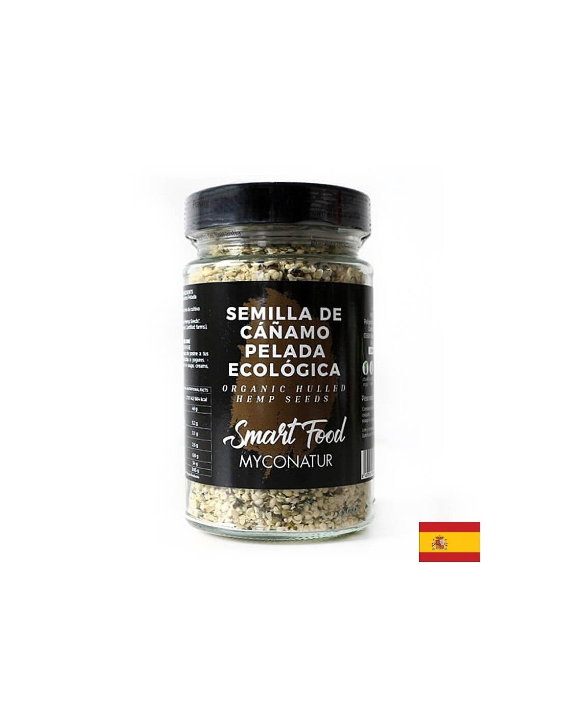 Peeled organic hemp seed - Semilla de canamo pelada, Bio, 200 g Myconatur - Nutra Best Europe