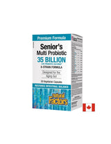 Senior's Multi Probiotic | 35 Billion Live Cultures, 8 Strains - 30 capsules - Nutra Best Europe
