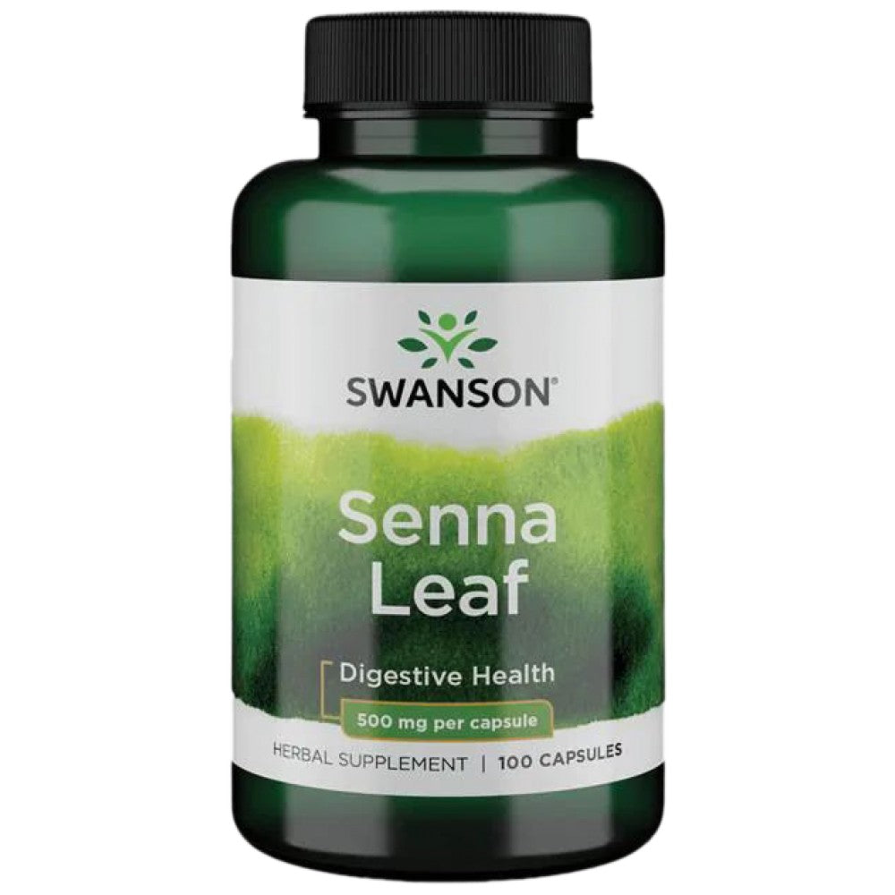 Senna Leaf 500 mg - 100 capsules - Nutra Best Europe