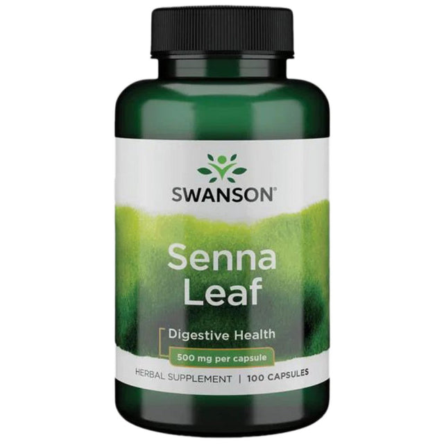 Senna Leaf 500 mg - 100 capsules - Nutra Best Europe