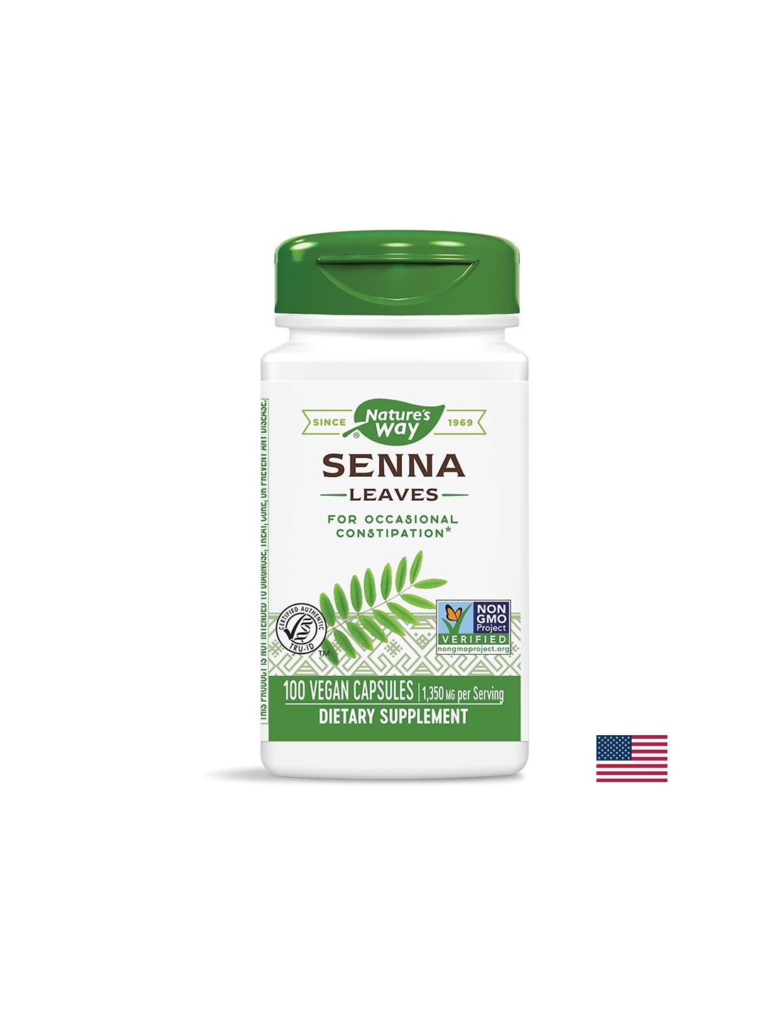 Senna (leaves) 450 mg - 100 capsules - Nutra Best Europe