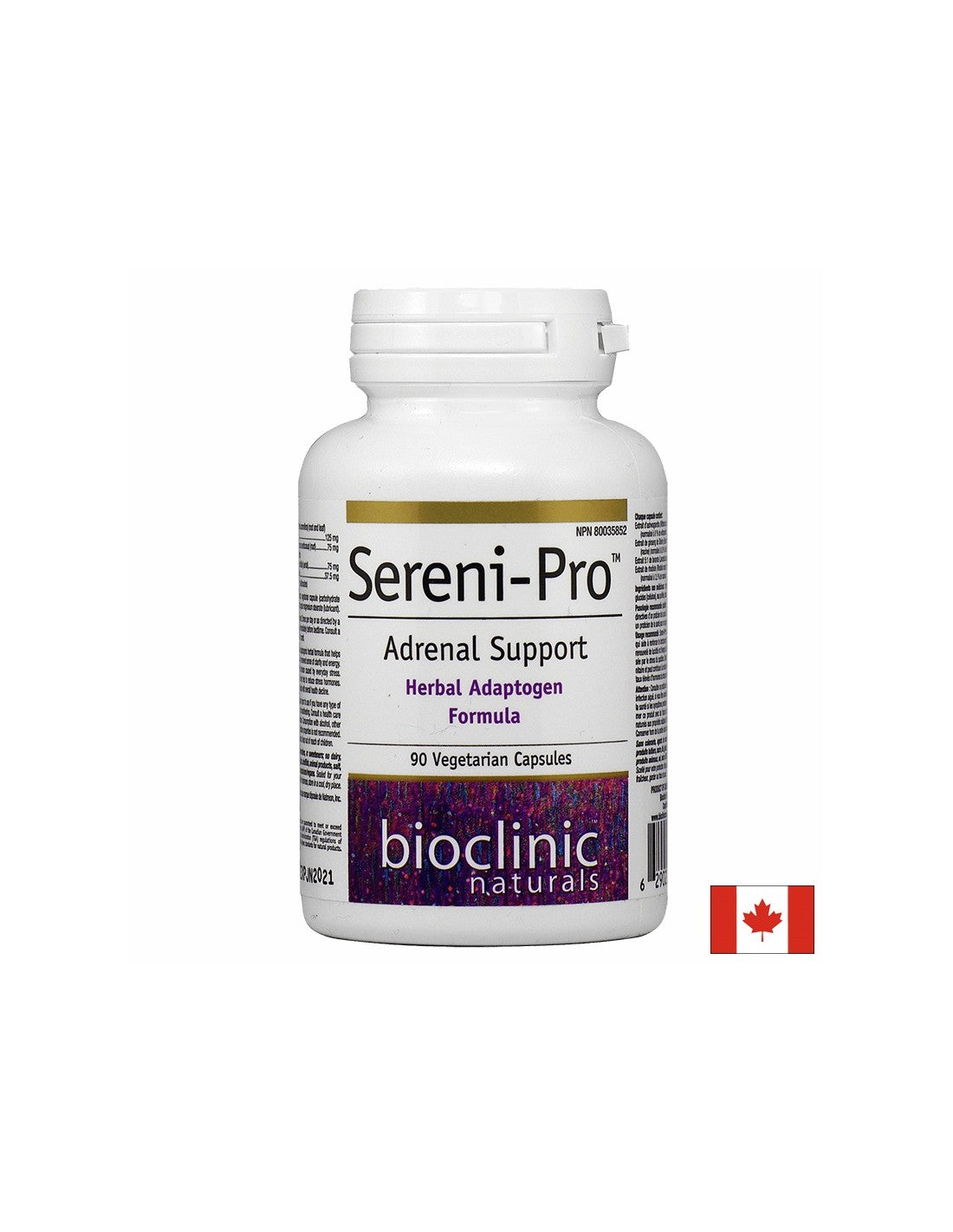 Sereni-Pro™ Adrenal Support x 90 capsules Natural Factors - Nutra Best Europe