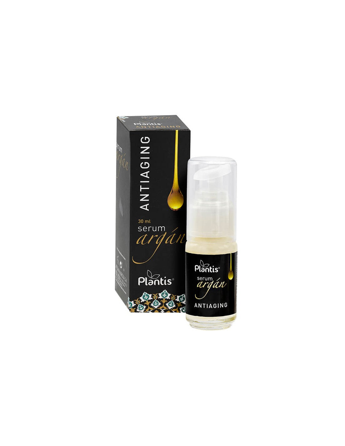 Face serum with argan oil, vit. E and hyaluronic acid - Serum Argán Plantis®, 30 ml - Nutra Best Europe