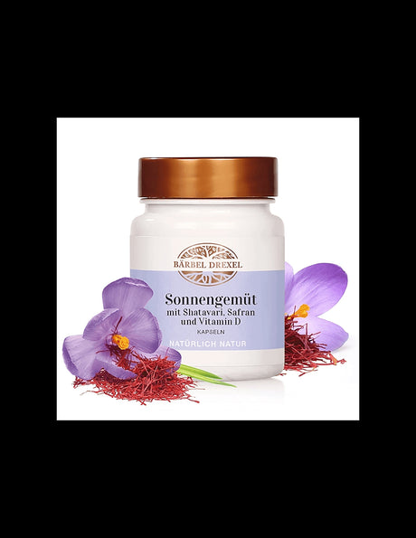 Shatavari, saffron and vitamin D3 for women - Hormonal balance, tone, emotional health, 30 capsules - Nutra Best Europe