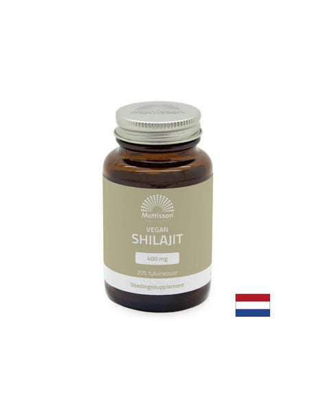 Shilajit - Energy, Endurance and Cellular Recovery, 400 mg x 60 capsules - Nutra Best Europe