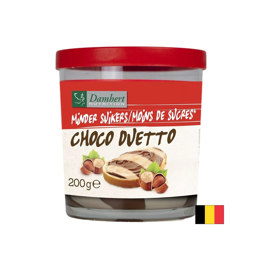 Chocolate spread, DUO (sugar free), 200 g - Nutra Best Europe