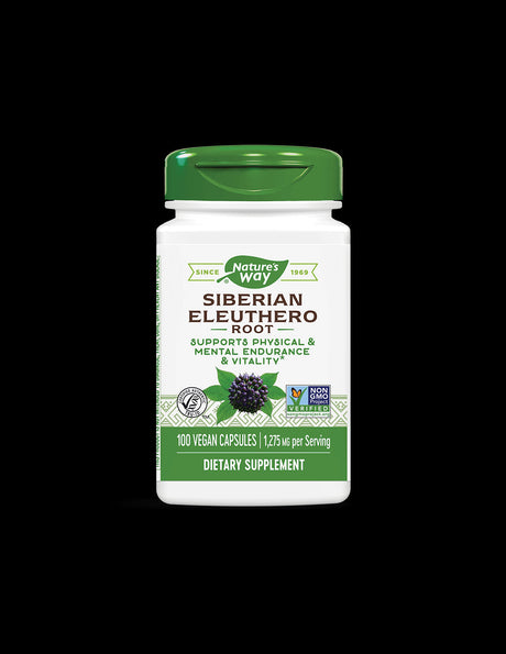 Siberian Eleuthero 425 mg - 100 capsules - Nutra Best Europe