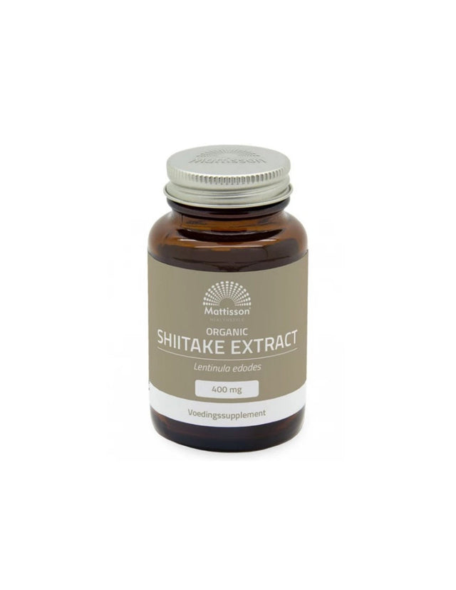 Strong immunity, energy and tone - Shiitake, 400 mg x 60 capsules - Nutra Best Europe