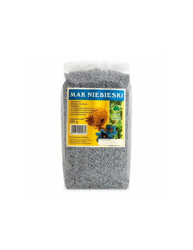 Blue poppy (seeds), 250 g Dary Natury - Nutra Best Europe