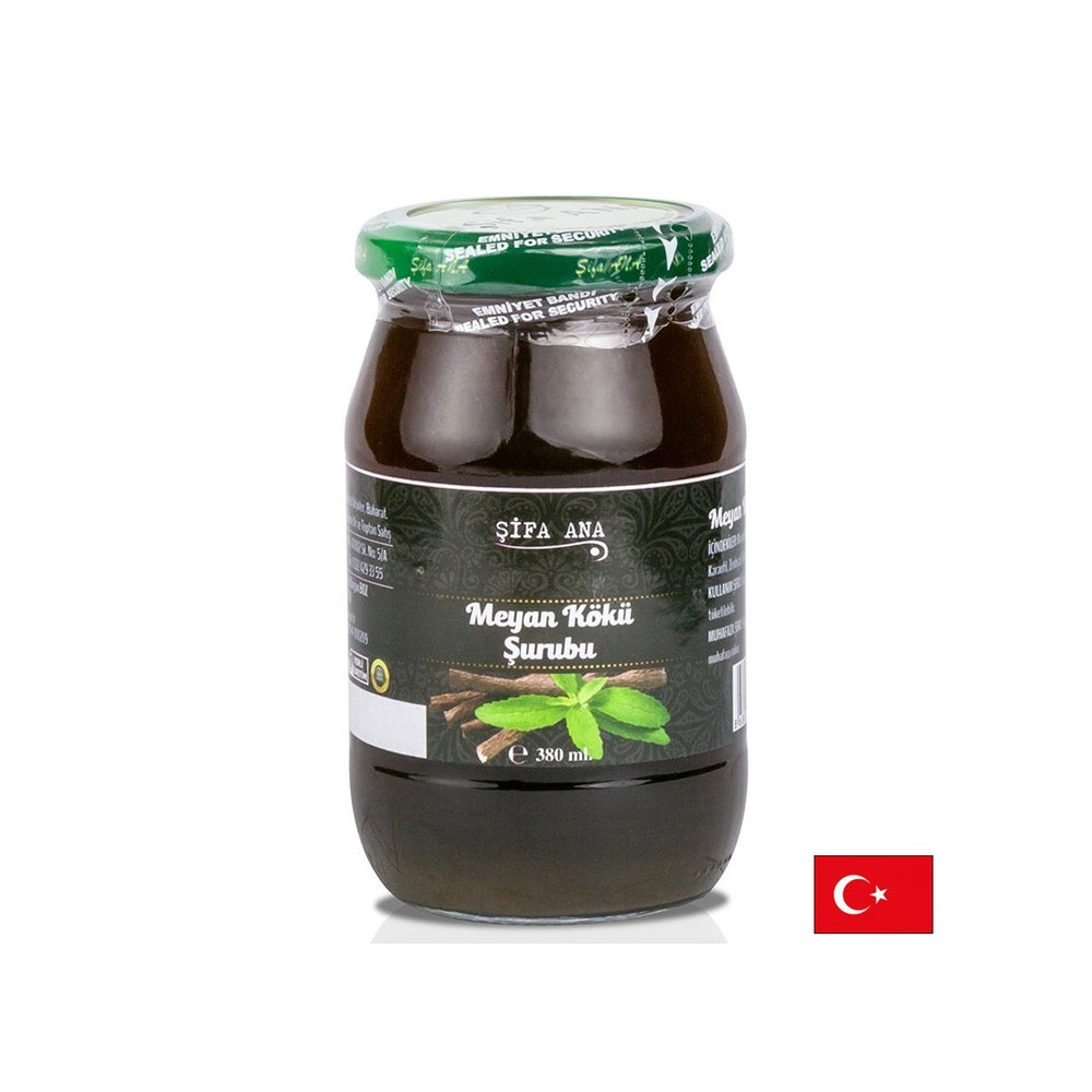 Licorice syrup - for gas and heartburn, 380 ml - Nutra Best Europe