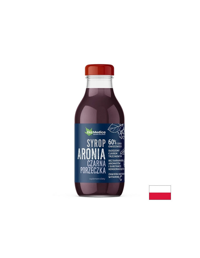 Syrup with acerola, aronia and blackcurrant - Strong immunity, 300 ml - Nutra Best Europe