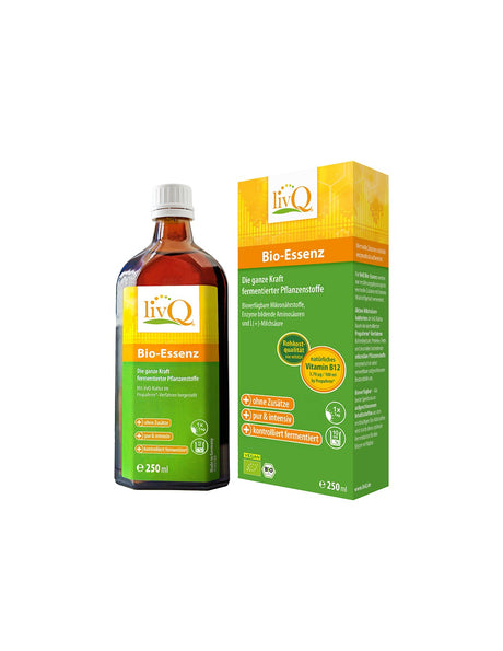 Syrup with fermented plant extracts Bio, 250 ml LivQ - Nutra Best Europe