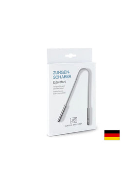 Stainless steel tongue scraper Ayurveda, 1 pc. - Nutra Best Europe