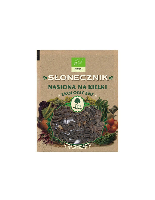 Sunflower - Organic seeds for sprouts, 50 g Dary Natury - Nutra Best Europe