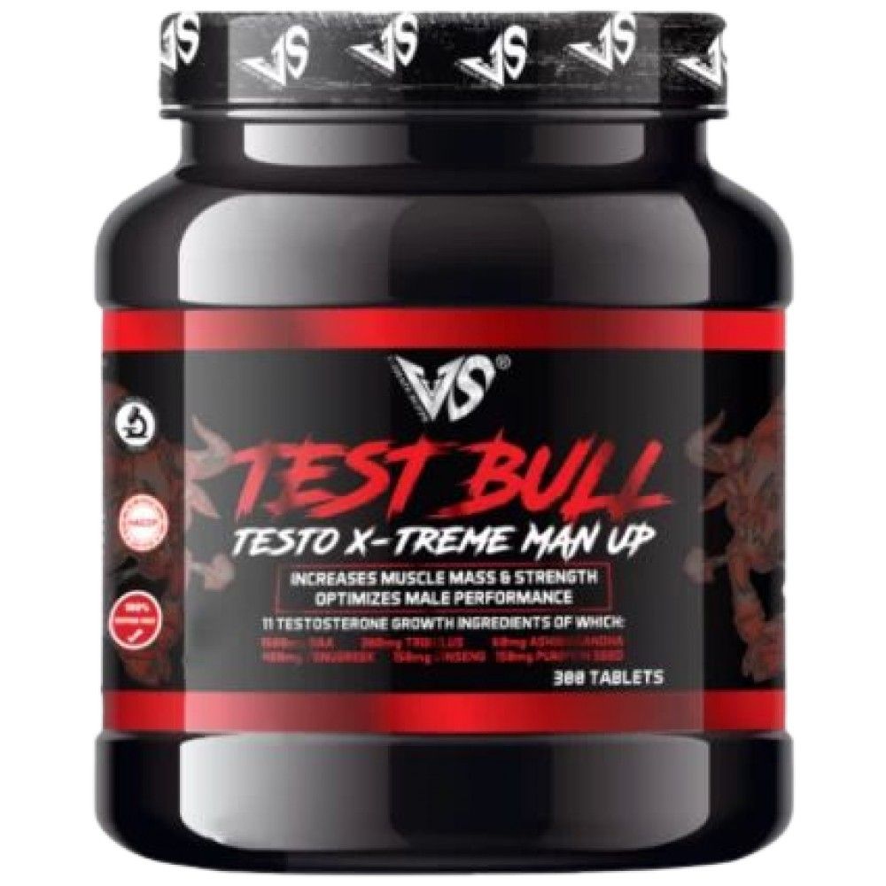Test Bull | Testo X-Treme Man Up - 300 Tablets - Nutra Best Europe