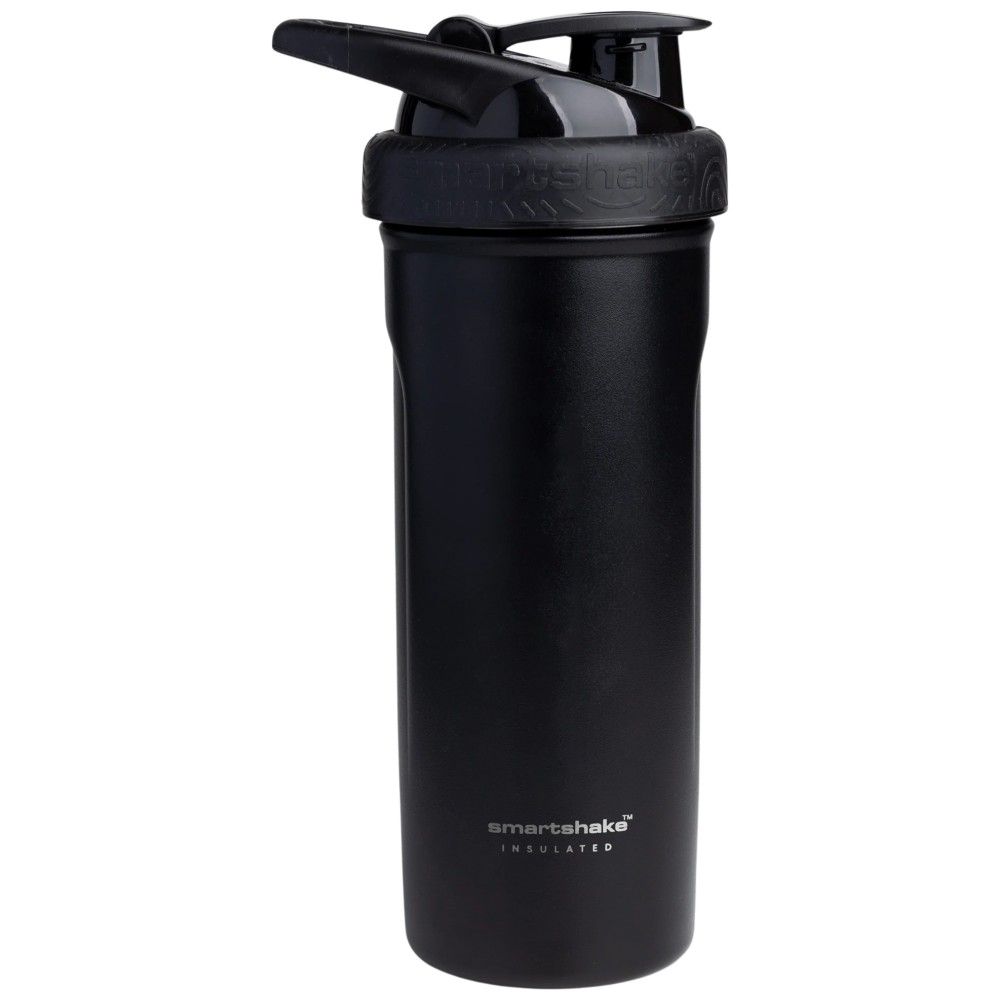 Insulated Steel Smart Shaker | Black - 750 ml - Nutra Best Europe