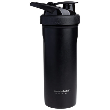 Insulated Steel Smart Shaker | Black - 750 ml - Nutra Best Europe