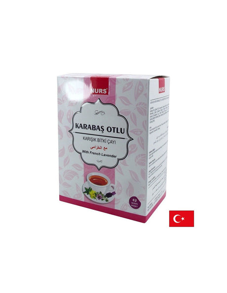 Mixed herbal tea with French lavender - against stress and insomnia, 42 filter bags - Nutra Best Europe