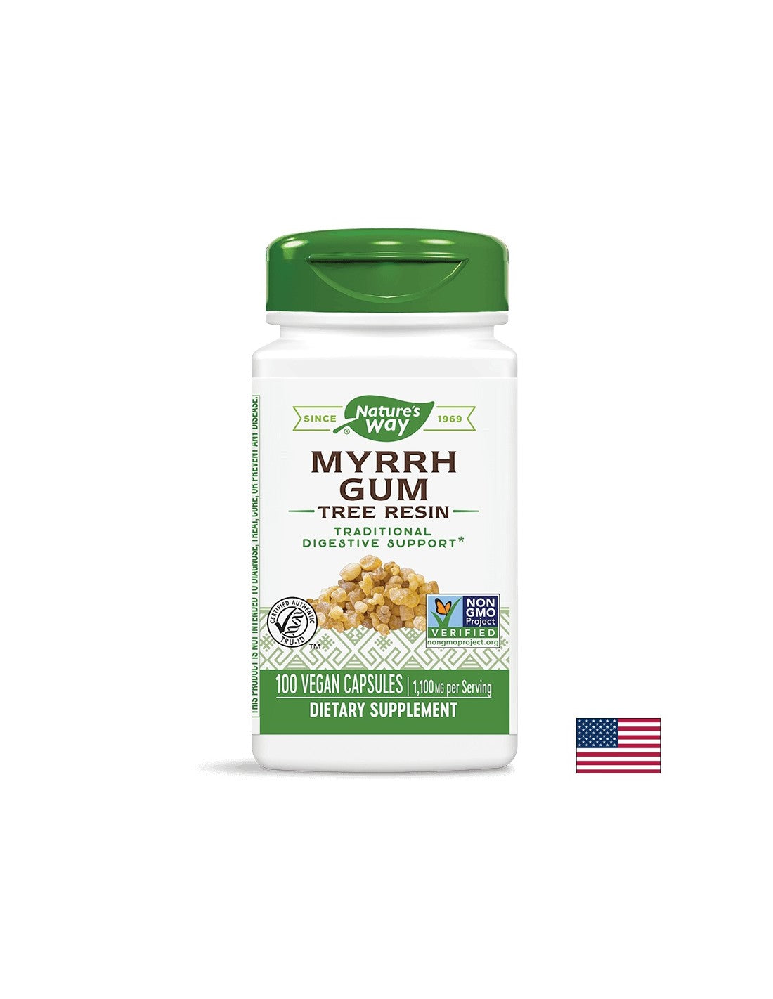 Myrrh Gum 550 mg - 100 capsules - Nutra Best Europe