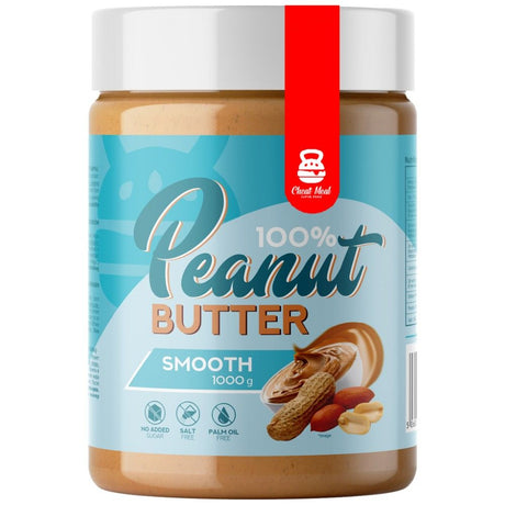 100% Peanut Butter / Smooth - 1000 grams - Nutra Best Europe